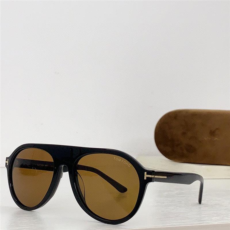 PILOT HORN SUNGLASSES $1,690 FT1047-P ✨ - buyonlinebehappy