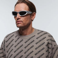 BALENCIAGA 0157S Swift oval-frame Sunglasses 🖤