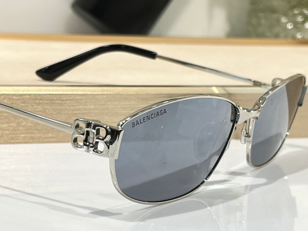 BALENCIAGA MERCURY OVAL B0336S Sunglasses 🖤 - buyonlinebehappy