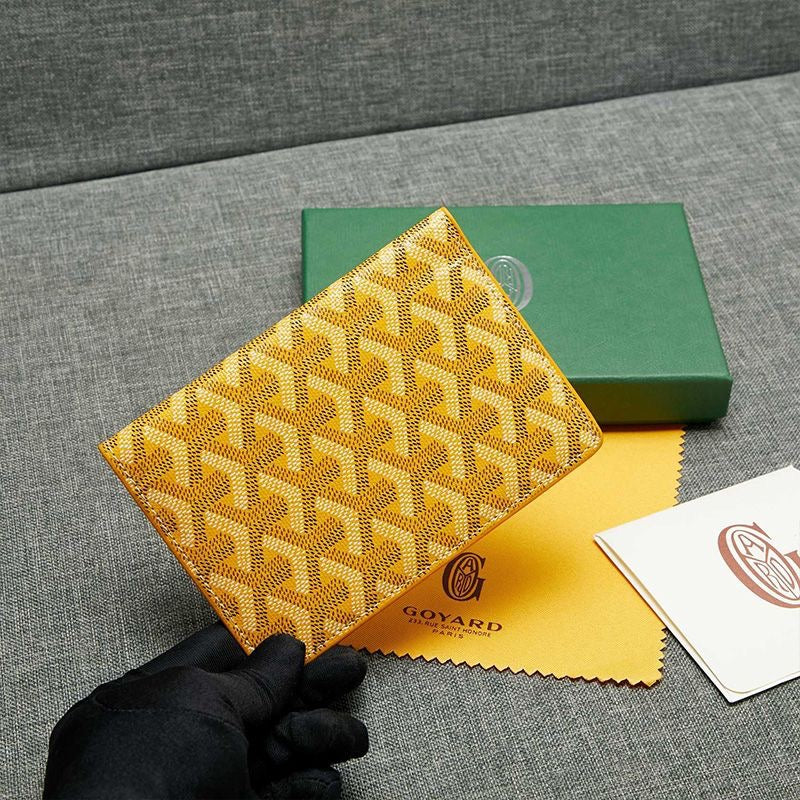 Goyard Grenelle Passport Cover In Goyardine Canvas✨ - buyonlinebehappy