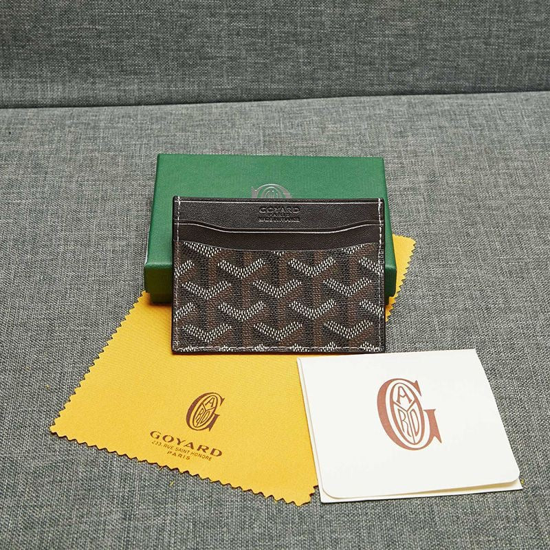 Goyard Saint-Sulpice Card Wallet In Goyardine Canvas ✨ - buyonlinebehappy