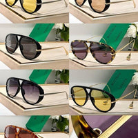 BOTTEGA VENETA  BV1273S 003 Unisex DROP AVIATOR Sunglasses✨