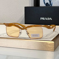 PRADA PR A15S - BLACK-PEACH-GREEN | SUNGLASSES Unisex  🟥