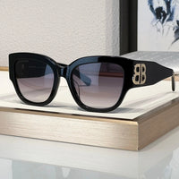 BALENCIAGA BB0323SK 003 acetate Sunglasses 🖤