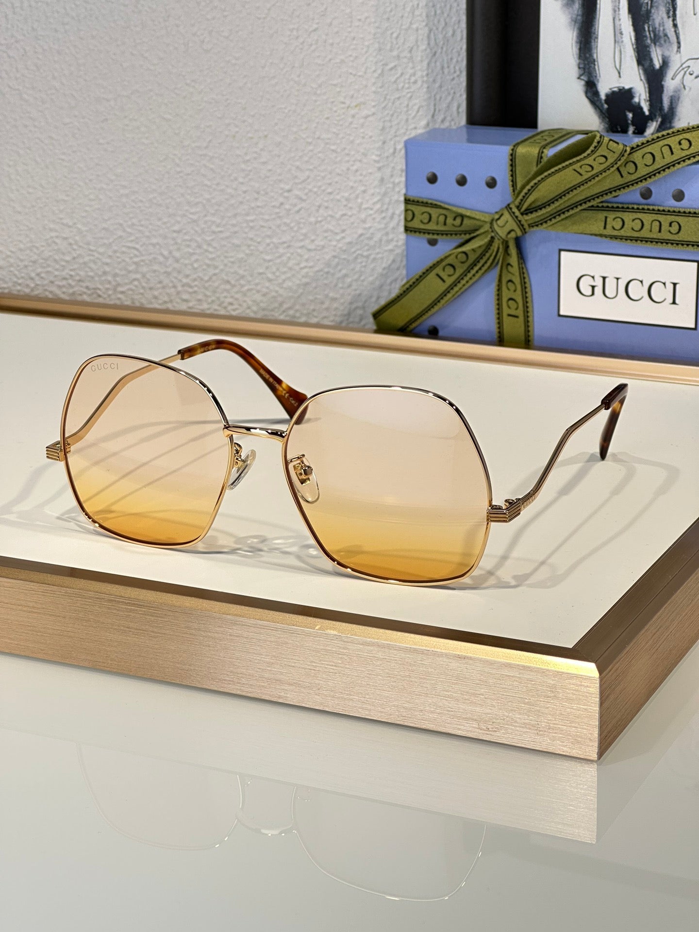 Gucci Over Size GG 0972S 2024 Women's Sunglasses ✨ - buyonlinebehappy