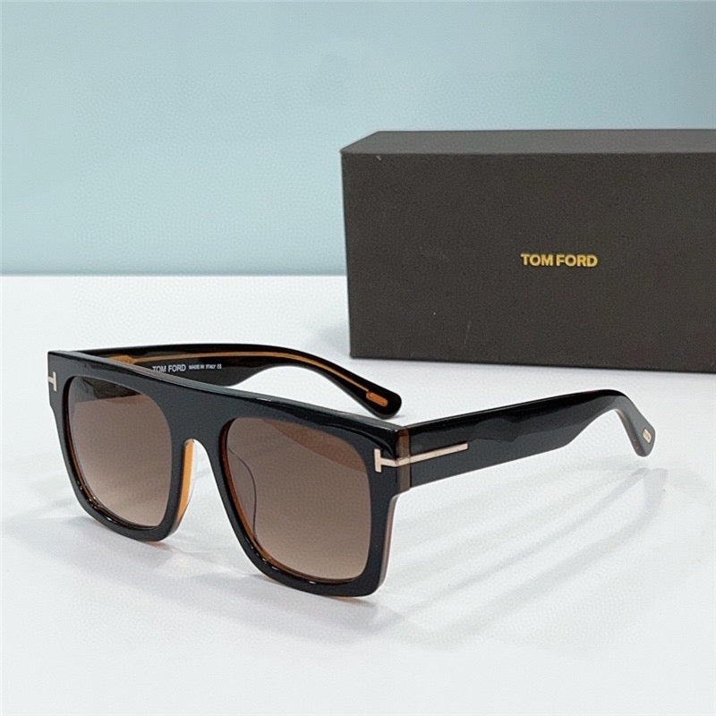 TOM FORD FAUSTO TF0711 Rectangular Sunglasses ✨ - buyonlinebehappy