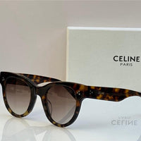 Celine BOLD 3 DOTS CL 4003 IN 01B Round Women's Sunglasses✨