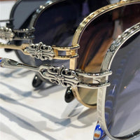 Chrome Hearts 8186 square-frame tinted sunglasses ⚜️
