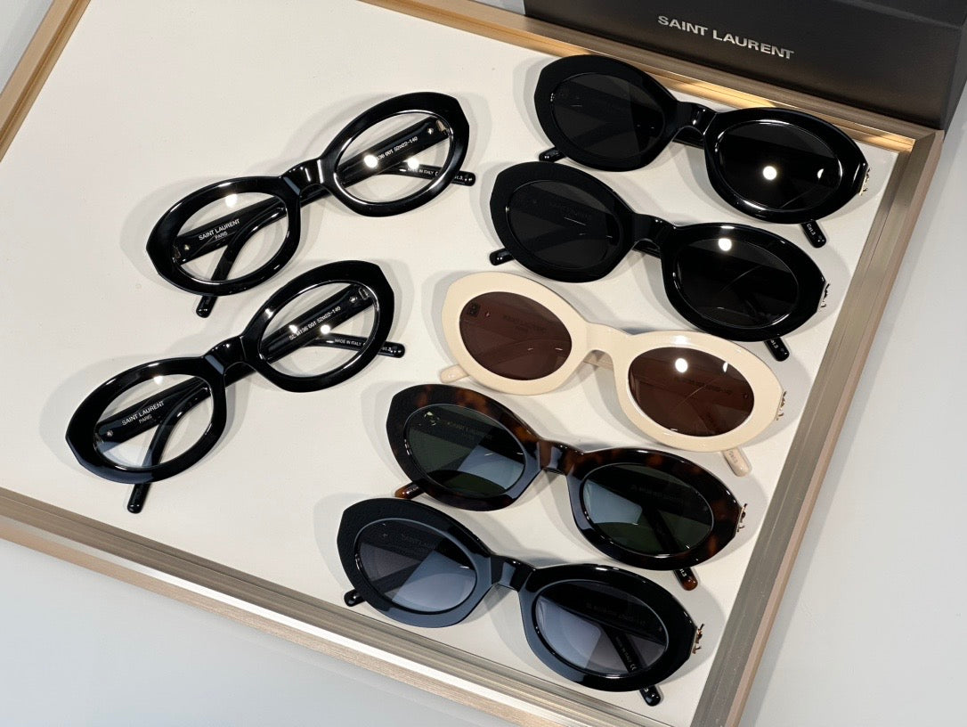 YSL 2024 Saint Laurent Women's Cat Eye SL M136 Sunglasses-7 Colors ✨ - buyonlinebehappy