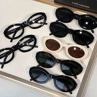 YSL 2024 Saint Laurent Women's Cat Eye SL M136 Sunglasses-7 Colors ✨