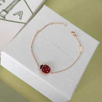 Van Cleef Vintage Alhambra Bracelet 18K Gold Plated Women's Jewelry 19 models✨