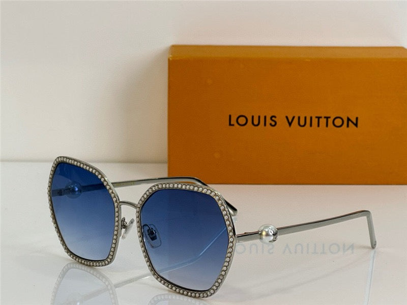 Louis Vuitton LV Signature Z2016U LV Pearl Round Sunglasses✨ - buyonlinebehappy