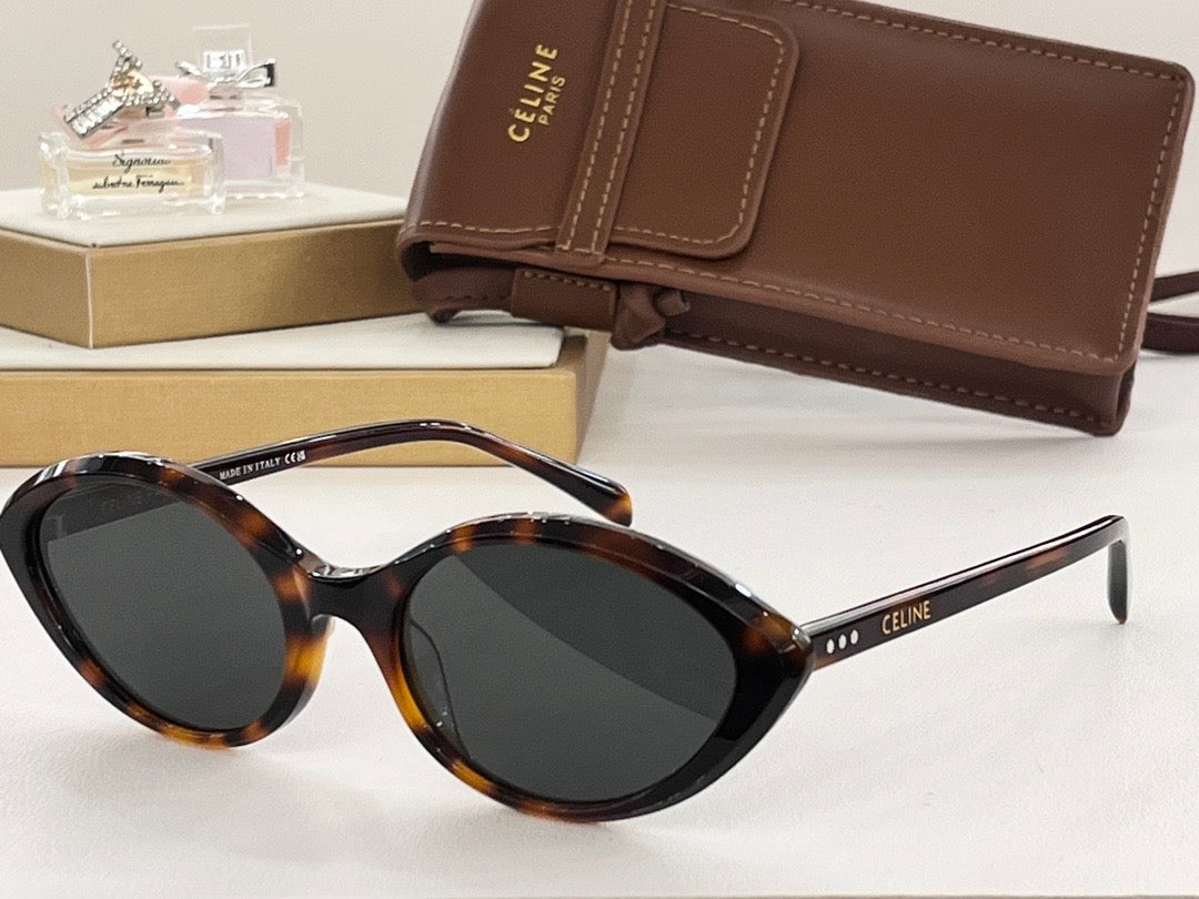 CELINE Eyewear Cat-eye tortoiseshell-acetate S264 CL 40264U Sunglasses ✨ - buyonlinebehappy