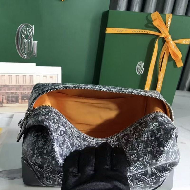 Goyard Bowling 25 Toiletry Bag In Goyardine Canvas✨ - buyonlinebehappy