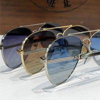 Chrome Hearts 8230 Metal-Acetate Aviator Sunglasses⚜️