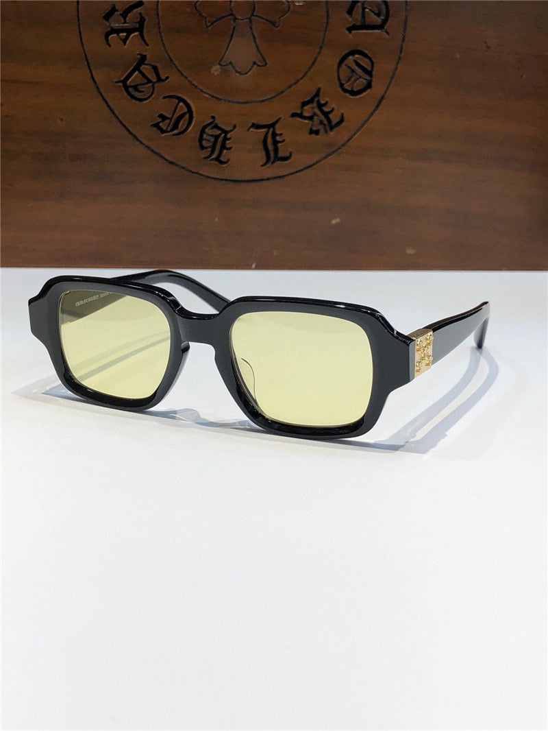 Chrome Hearts TV PARTY matty boy square-frame tinted sunglasses🔱 - buyonlinebehappy