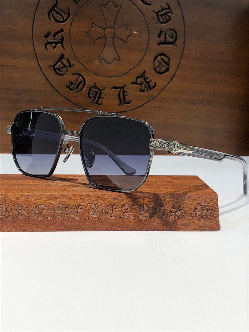 - Chrome Hearts 8184 square-frame tinted sunglasses ⚜️ - buyonlinebehappy