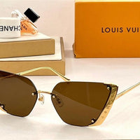 Louis Vuitton Z1993U LV  Moon Metal Cat Eye Women's Sunglasses ✨