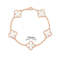 Van Cleef Vintage Alhambra Bracelet 18K Gold Plated Women's Jewelry 19 models✨