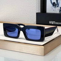 Alexander McQueen AM 0433S 001s Sunglasses Unisex💀