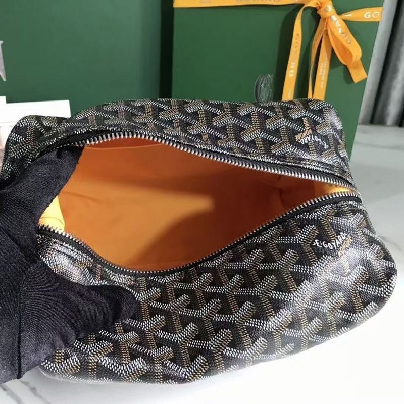 Goyard Bowling 25 Toiletry Bag In Goyardine Canvas✨ - buyonlinebehappy