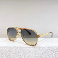 CARTIER Double Frame Aviator CAA 0635S Men's Sunglasses ✨