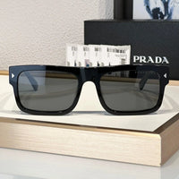 Prada PR A10S Rectangular Brown POLARISED Men's Sunglasses  🟥