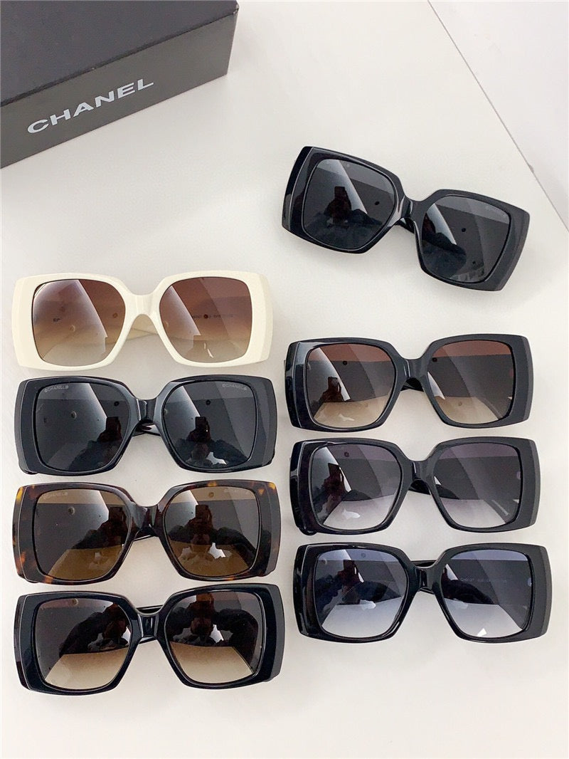 CHANEL 9127 Square Acetate Women's Sunglasses 🖤 - buyonlinebehappy