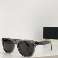 Mont Blanc Sunglasses MB 0124 S 001 Black / Silver Grey Lens Aviator 53-18🏎