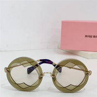 Miu Miu Sunglasses MU 01SS Gold-Black Frame Women's Sunglasses✨