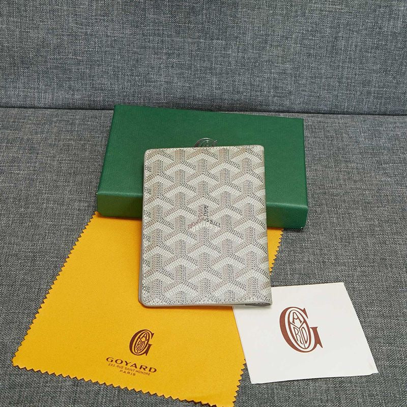 Goyard Grenelle Passport Cover In Goyardine Canvas✨ - buyonlinebehappy