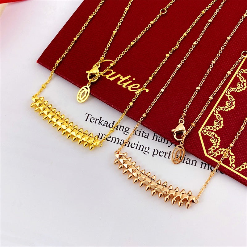 Cartier 18K Gold Plated CLASH DE MODEL Necklace✨ - buyonlinebehappy