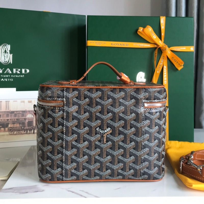 Goyard Muse Vanity Case In Goyardine Canvas 11 colors ✨ - buyonlinebehappy