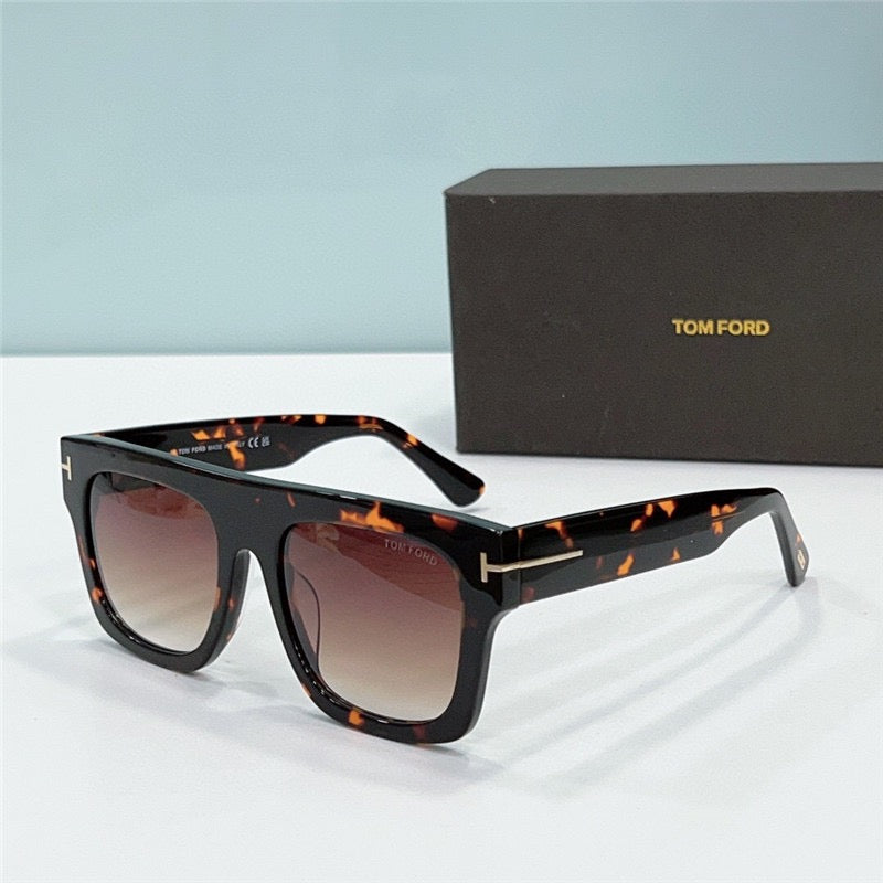 TOM FORD FAUSTO TF0711 Rectangular Sunglasses ✨ - buyonlinebehappy