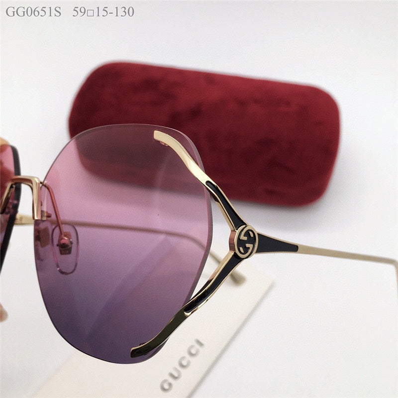 GUCCI 0651S Square 60mm Aviator Sunglasses ✨ - buyonlinebehappy