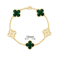 Van Cleef Vintage Alhambra Bracelet 18K Gold Plated Women's Jewelry 19 models✨