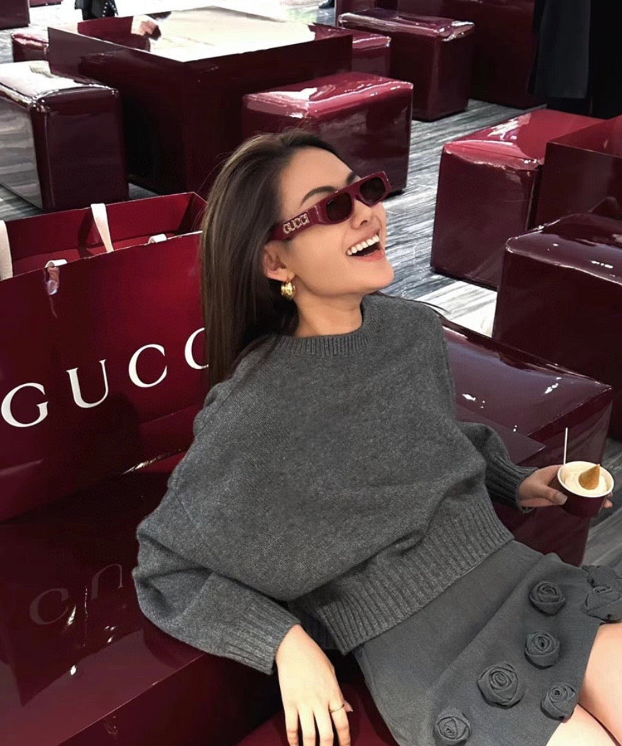 Gucci Cat-Eye Frame GG1771 S  Women's Sunglasses ✨ - buyonlinebehappy