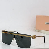 Miu Miu MU50ZS Gold-Black Frame  XXL-141mm Women's Sunglasses✨
