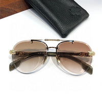 Chrome Hearts 8267 Metal frame Luxury Pilot Sunglasses🔱
