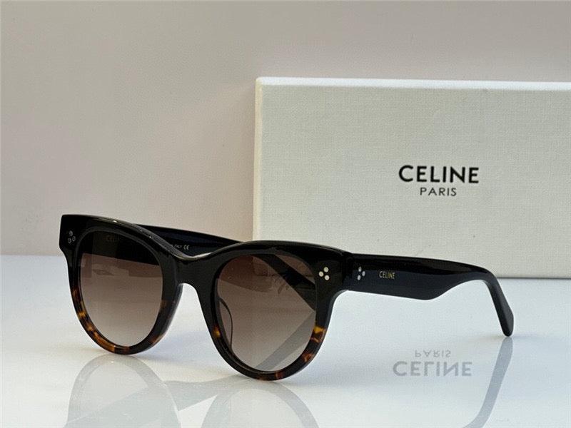 ✨Celine BOLD 3 DOTS CL 4003 IN 01B Round Women's Sunglasses - buyonlinebehappy