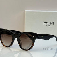 Celine BOLD 3 DOTS CL 4003 IN 01B Round Women's Sunglasses✨