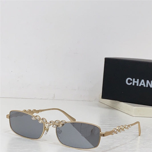 2024 CHANEL Rectangle Sunglasses 9567B C395/6V 🖤 - buyonlinebehappy