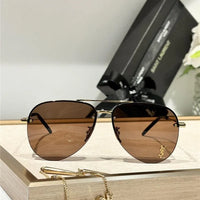 YSL Saint Laurent 11M Classic Sun Aviator Unisex Sunglasses ✨