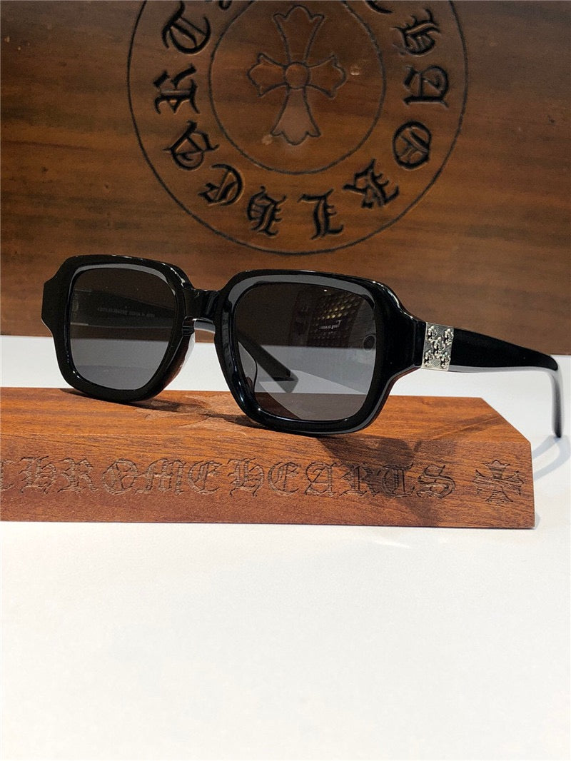 Chrome Hearts TV PARTY matty boy square-frame tinted sunglasses🔱 - buyonlinebehappy