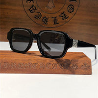 Chrome Hearts TV PARTY matty boy square-frame tinted sunglasses🔱