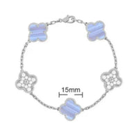 Van Cleef Vintage Alhambra Bracelet 18K Gold Plated Women's Jewelry 19 models✨