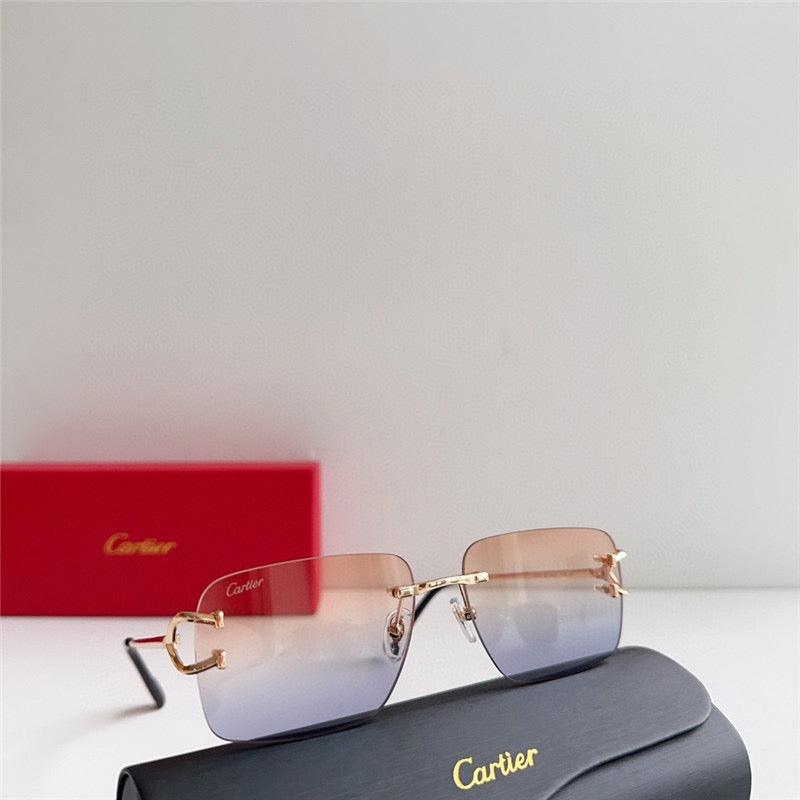 1 Cartier SIGNATURE C DE Style Sunglasses 57mm 14 lens Color - buyonlinebehappy