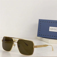 New Season Gucci 1512S Eyewear Rectangle frame Sunglasses  ✨