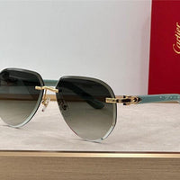 Cartier C DECOR CT0440S Wood frame Unisex Sunglasses 🐆