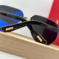 Cartier C DECOR CT0440S Wood frame Unisex Sunglasses 🐆